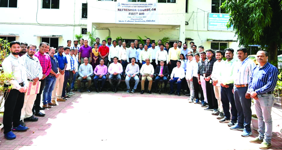  “ରିଫ୍ରେଶର୍ କୋର୍ସ ଇନ୍ ଫାର୍ଷ୍ଟ ଏଡ୍” ସମ୍ବନ୍ଧରେ “ସୁରକ୍ଷା ଏବଂ ଗୁଣବତ୍ତା” ତାଲିମ